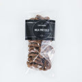 Chocamama milk chocolate pretzels, 100g bag
